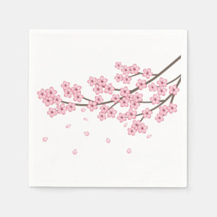 Japanse Sakura Cherry Blossom Branch Servet