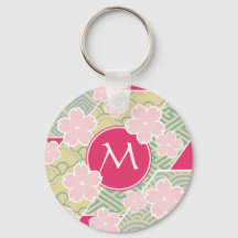 Japanse Sakura Cherry Blossom Geometric Patronen