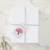 Japanse Sakura Cherry Blossom Thunder_Cove Cadeaulabel (Met Touw)