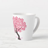Japanse Sakura Cherry Blossom Thunder_Cove Latte Mok (Rechterhoek)