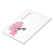 Japanse Sakura Cherry Blossom Thunder_Cove Notitieblok (Schuin)