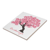 Japanse Sakura Cherry Blossom Thunder_Cove Tegeltje (Zijkant)