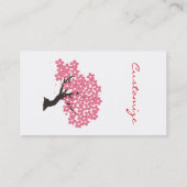 Japanse Sakura Cherry Blossom Thunder_Cove Visitekaartje (Achterkant)