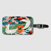  Japanse Sakura en rode kruid kranen Bagagelabel (Voorkant (horizontaal))