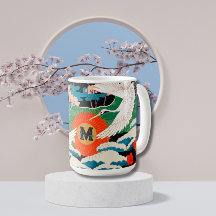  Japanse Sakura en rode kruid kranen