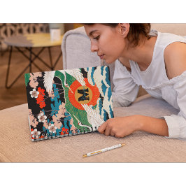  Japanse Sakura en rode kruid kranen Notitieboek