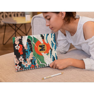  Japanse Sakura en rode kruid kranen Notitieboek