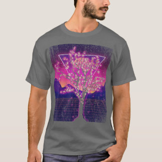 Japanse Sakura Flower Blossom 90s Vaporwave Cherr T-shirt