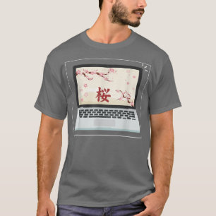 Japanse Sakura Flowers Cherry Blossom Art Flower T-shirt