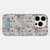Japanse Sakura Geisha Patroon Monogram Case-Mate iPhone Case (Achterkant (horizontaal))