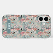 Japanse Sakura Geisha Patroon Monogram Case-Mate iPhone Case (Achterkant (horizontaal))