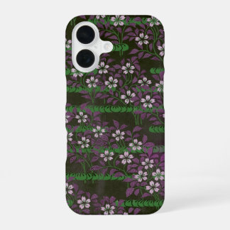 Japanse Sakura Ikada telefoonhoes | Paarse Kersenb iPhone 16 Hoesje