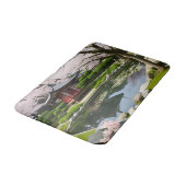 Japanse Sakura Kersenbloesem Tuin Schrijn Vijver Badmat (Gekanteld)