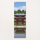 Japanse Sakura Kersenbloesem Tuin Schrijn Vijver Yogamat (Voorkant)