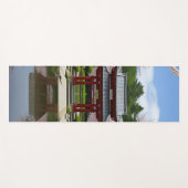 Japanse Sakura Kersenbloesem Tuin Schrijn Vijver Yogamat (Voorkant (horizontaal))