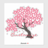 Japanse Sakura Kersenbloesems Thunder_Cove Sticker (Vel)