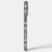 Japanse Sakura Koi Vis Patroon Monogram Case-Mate iPhone Case (Achterkant / Rechts)
