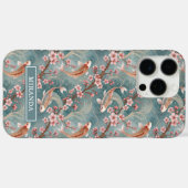 Japanse Sakura Koi Vis Patroon Monogram Case-Mate iPhone Case (Achterkant (horizontaal))