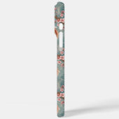 Japanse Sakura Koi Vis Patroon Monogram Case-Mate iPhone Case (Achterkant / Links)