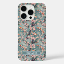 Japanse Sakura Koi Vis Print Monogram