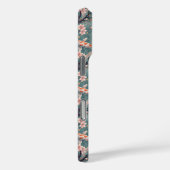 Japanse Sakura Koi Vis Print Monogram Case-Mate iPhone Case (Achterkant / Rechts)
