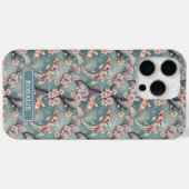 Japanse Sakura Koi Vis Print Monogram Hoesje- Case-Mate iPhone Case (Achterkant (horizontaal))