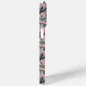 Japanse Sakura Koi Vis Print Monogram Hoesje- Case-Mate iPhone Case (Achterkant / Rechts)
