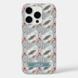 Japanse Sakura Paraplu Motief met Monogram iPhone 16 Pro Hoesje