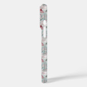 Japanse Sakura Paraplu Motief met Monogram Case-Mate iPhone Case (Achterkant / Links)