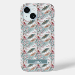 Japanse Sakura Paraplu Motief Monogram iPhone 15 Case