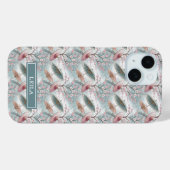 Japanse Sakura Paraplu Motief Monogram Case-Mate iPhone Case (Achterkant (horizontaal))