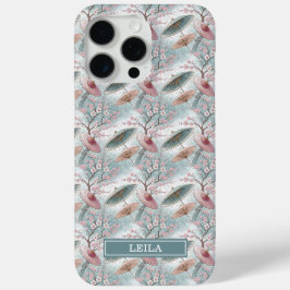 Japanse Sakura Paraplu Motief Monogram iPhone 15 Pro Max Hoesje