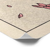 Japanse sakura poster (Hoek)