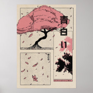 Japanse sakura poster