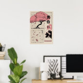 Japanse sakura poster (Thuiskantoor)