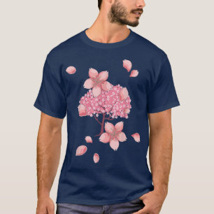 Japanse Sakura roze bloem bloesem Cherry Blossom T-shirt