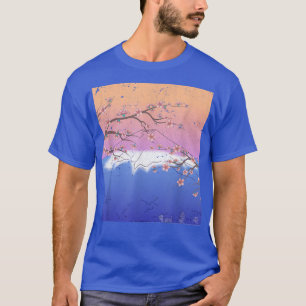 Japanse Sakura roze bloem Japan Floral Cherry Bl T-shirt