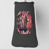 Japanse Sakura Tuin Mount Fuji Kersenbloesem Golfheadcover (Draai 90)