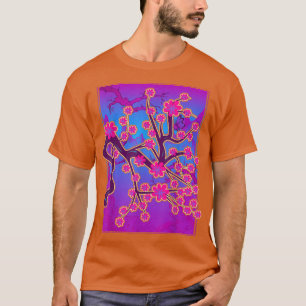 Japanse Sakura Vaporwave jaren 80 Kunstroze strijd T-shirt