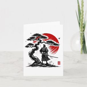 Japanse samoerai aikido boom van het leven van de  kaart