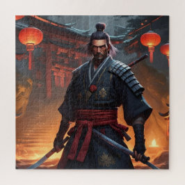 Japanse samoerai klaar voor oorlog puzzel
