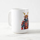Japanse samoerai koffiemok (Voorkant links)