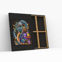 Japanse samoerai krijger en draak