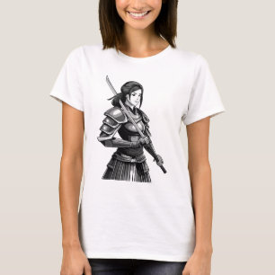 Japanse samoerai krijger - vrouw t-shirt
