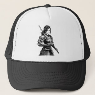 Japanse samoerai krijger - vrouw trucker pet