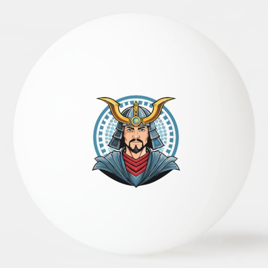 Japanse samoerai pingpongbal (Voorkant)