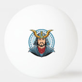 Japanse samoerai pingpongbal (Achterkant)