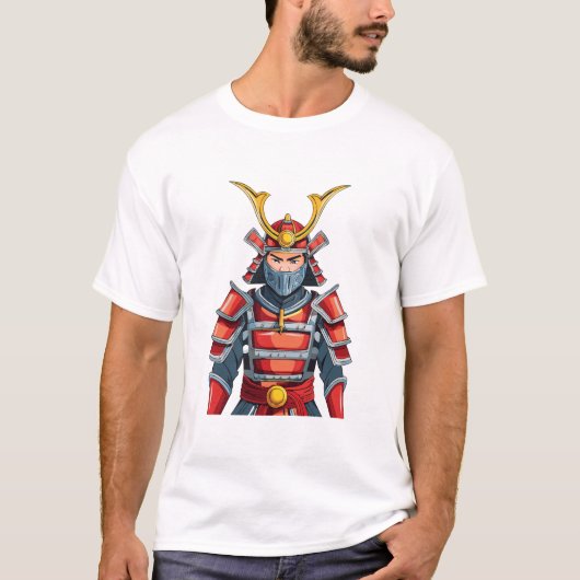 Japanse samoerai t-shirt (Voorkant)