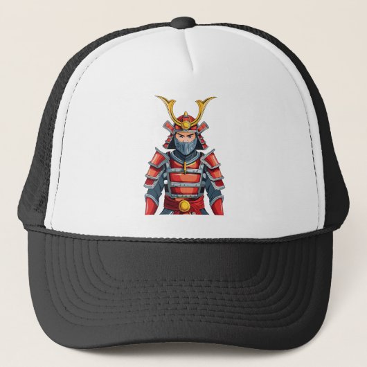 Japanse samoerai trucker pet (Voorkant)
