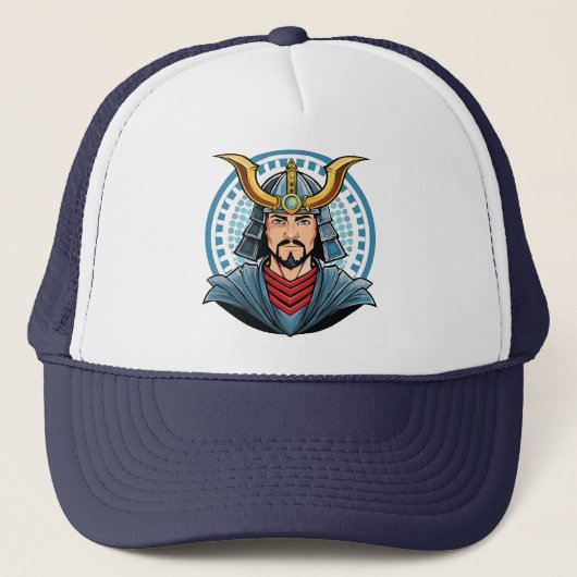 Japanse samoerai trucker pet (Voorkant)